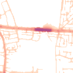 Daytime road noise heatmap for HU10 6NP