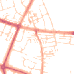 Daytime road noise heatmap for HU10 6SD