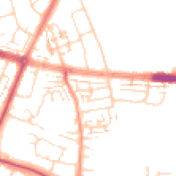 Daytime road noise heatmap for HU10 6SE