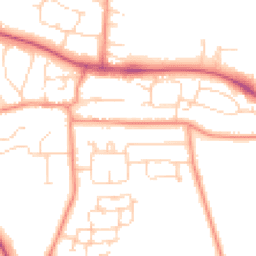 Daytime road noise heatmap for HU10 6SW