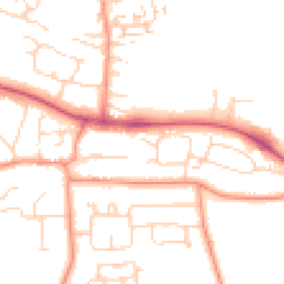 Daytime road noise heatmap for HU10 6TH