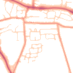 Daytime road noise heatmap for HU10 6UW