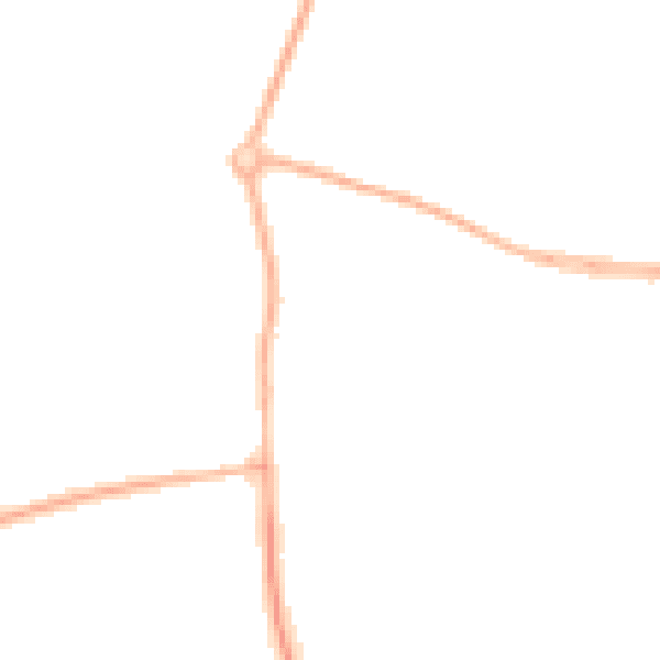 Night-time road noise heatmap for HU10 7AU