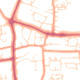 Daytime road noise heatmap for HU10 7DB