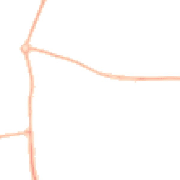 Night-time road noise heatmap for HU10 7DB