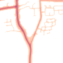 Daytime road noise heatmap for HU10 7DH