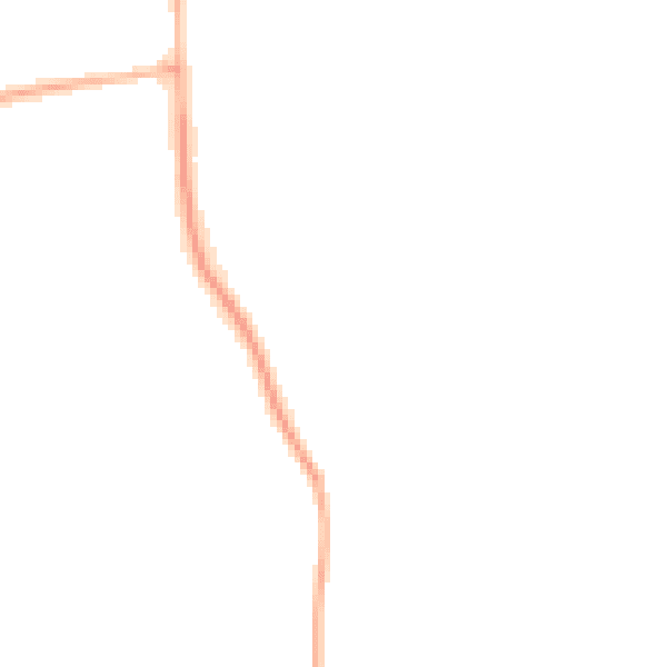 Night-time road noise heatmap for HU10 7DH