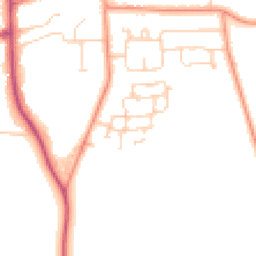 Daytime road noise heatmap for HU10 7DL