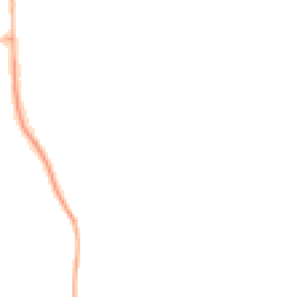 Night-time road noise heatmap for HU10 7DL
