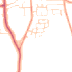 Daytime road noise heatmap for HU10 7EX