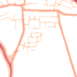 Daytime road noise heatmap for HU10 7EZ