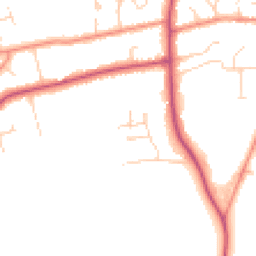 Daytime road noise heatmap for HU10 7FW