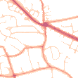 Daytime road noise heatmap for HU10 7GA