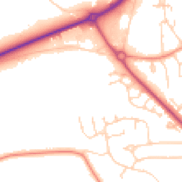 Daytime road noise heatmap for HU10 7GJ