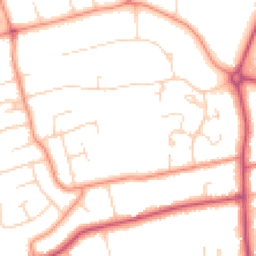 Daytime road noise heatmap for HU10 7GW