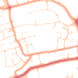 Daytime road noise heatmap for HU10 7GX