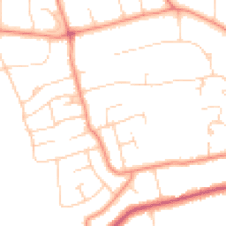 Daytime road noise heatmap for HU10 7JD