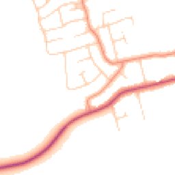 Daytime road noise heatmap for HU10 7LA