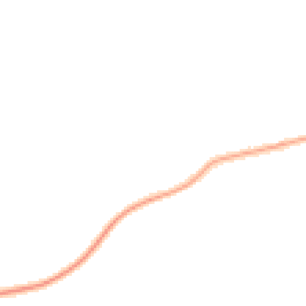 Night-time road noise heatmap for HU10 7LA