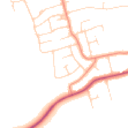 Daytime road noise heatmap for HU10 7LG
