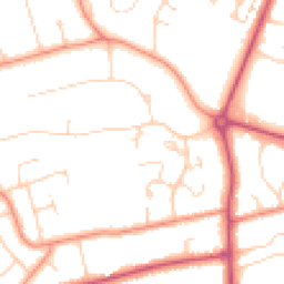 Daytime road noise heatmap for HU10 7LH