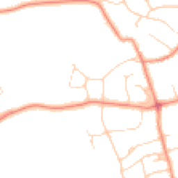 Daytime road noise heatmap for HU10 7PE