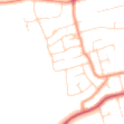 Daytime road noise heatmap for HU10 7PP