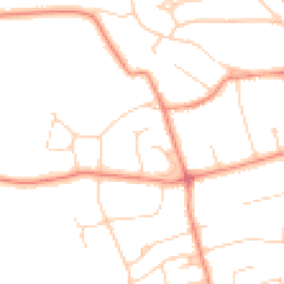 Daytime road noise heatmap for HU10 7QU