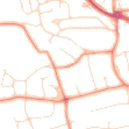 Daytime road noise heatmap for HU10 7TQ