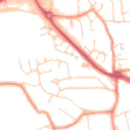 Daytime road noise heatmap for HU10 7UL