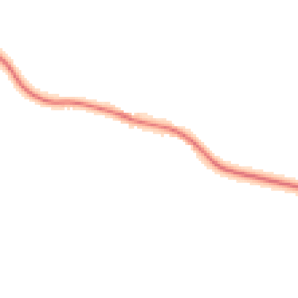 Night-time road noise heatmap for HU12 0AG