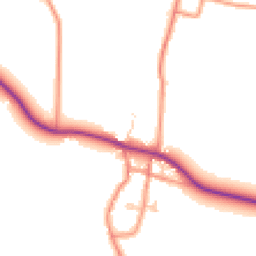 Daytime road noise heatmap for HU12 0AJ