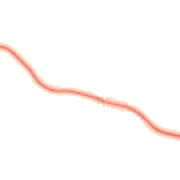 Night-time road noise heatmap for HU12 0AL