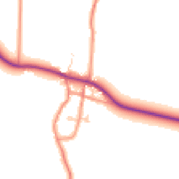 Daytime road noise heatmap for HU12 0AQ