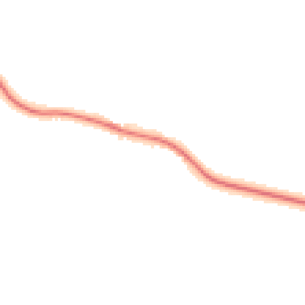 Night-time road noise heatmap for HU12 0BE