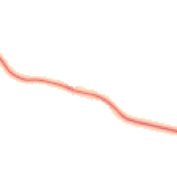 Night-time road noise heatmap for HU12 0BG