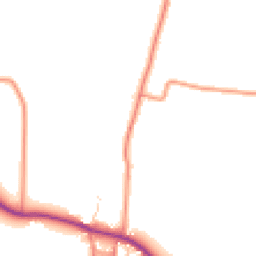 Daytime road noise heatmap for HU12 0BN