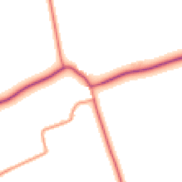 Daytime road noise heatmap for HU12 0BS
