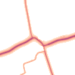 Daytime road noise heatmap for HU12 0BX