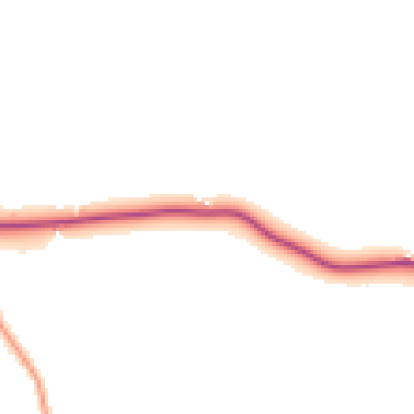 Daytime road noise heatmap for HU12 0BY