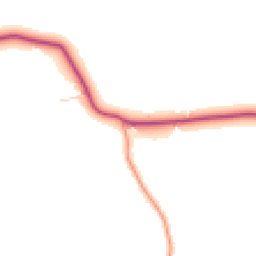 Daytime road noise heatmap for HU12 0DE