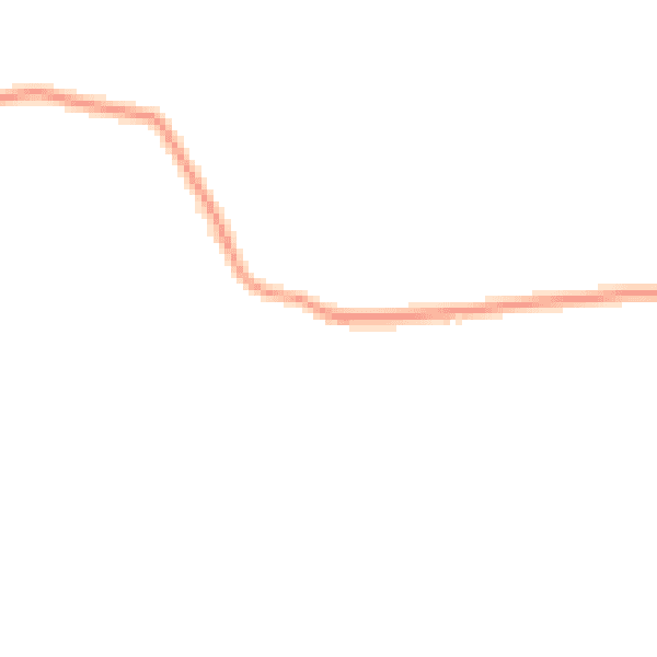 Night-time road noise heatmap for HU12 0DE