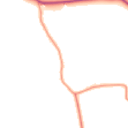 Daytime road noise heatmap for HU12 0DH