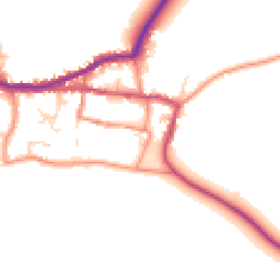 Daytime road noise heatmap for HU12 0FD