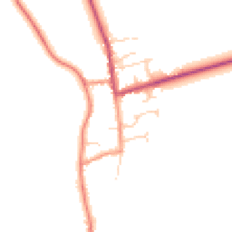 Daytime road noise heatmap for HU12 0HE