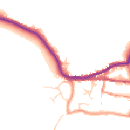Daytime road noise heatmap for HU12 0NX