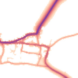 Daytime road noise heatmap for HU12 0PE