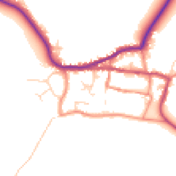 Daytime road noise heatmap for HU12 0PH