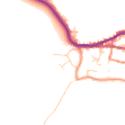 Daytime road noise heatmap for HU12 0PL