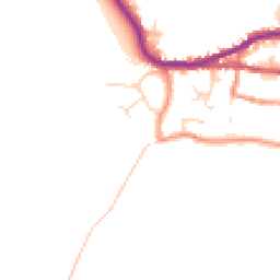 Daytime road noise heatmap for HU12 0PP